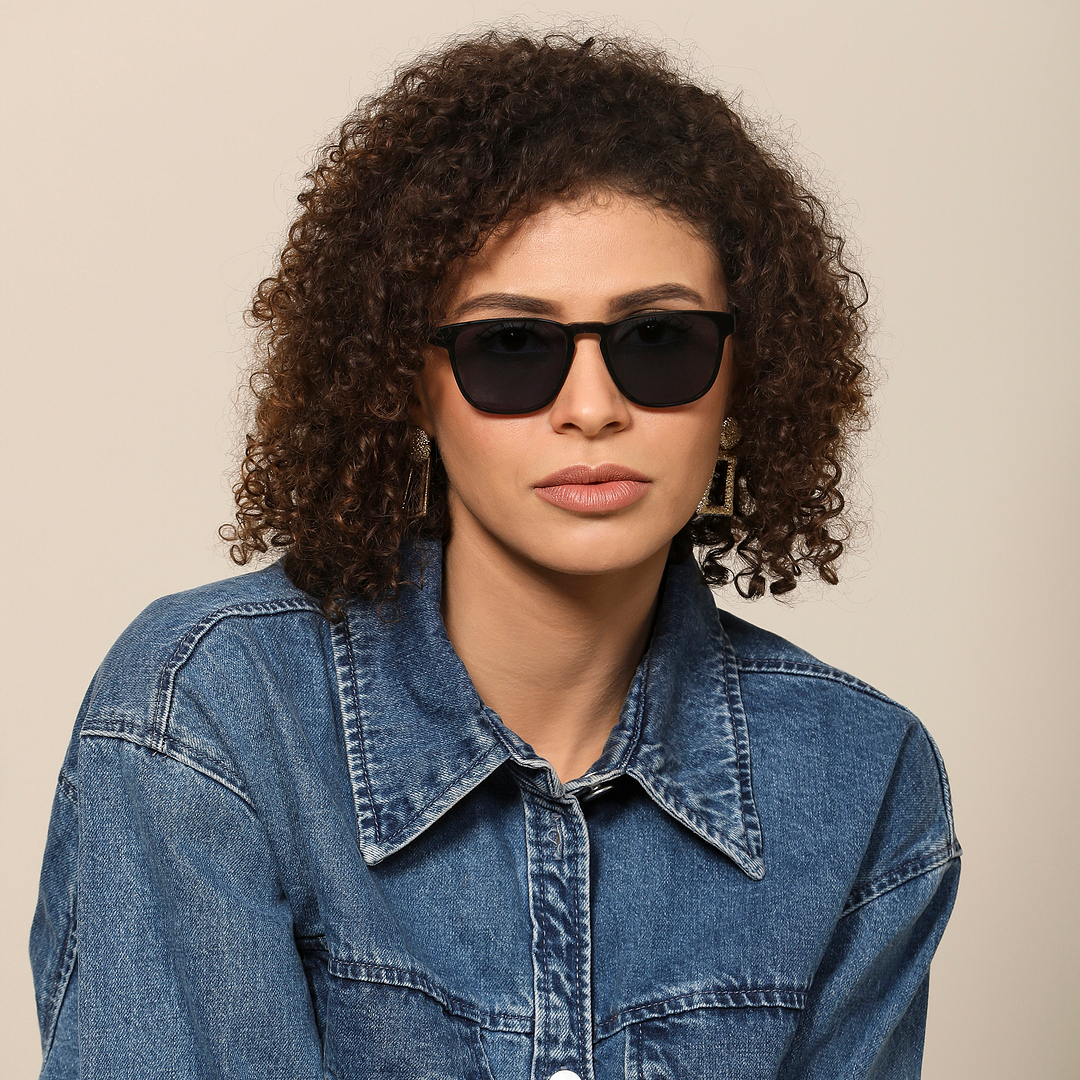 John Jacobs Grey Full Rim Square right side