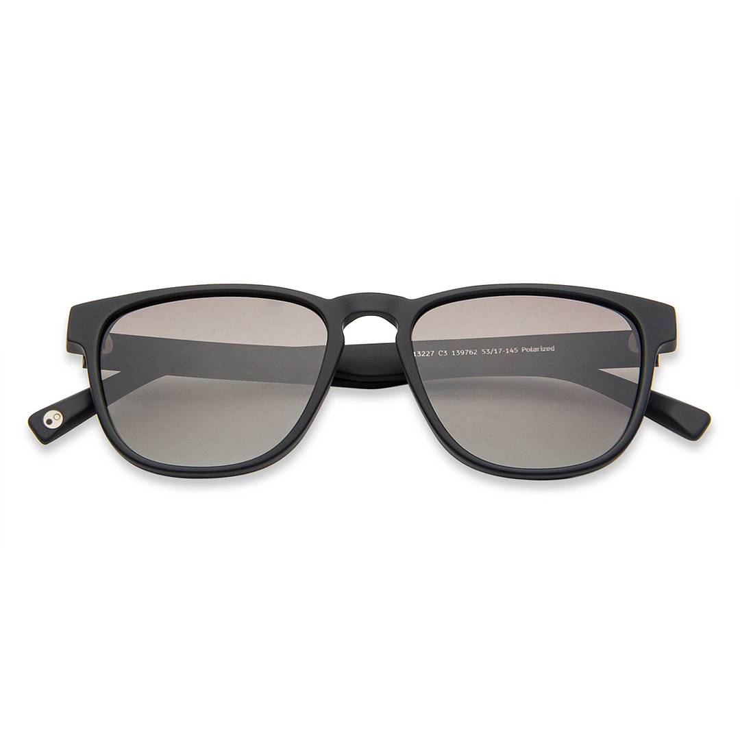 John Jacobs Black Full Rim Square right side