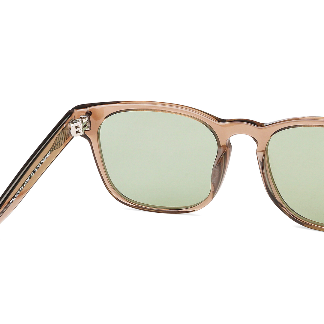 John Jacobs Online Light Brown Full Rim Square left side