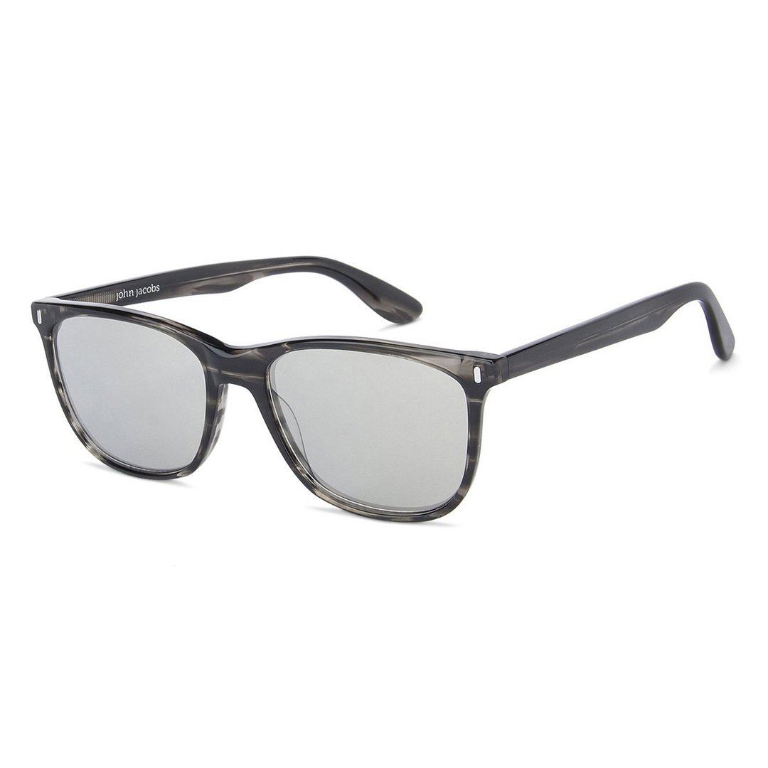 John Jacobs Grey Full Rim Square right side