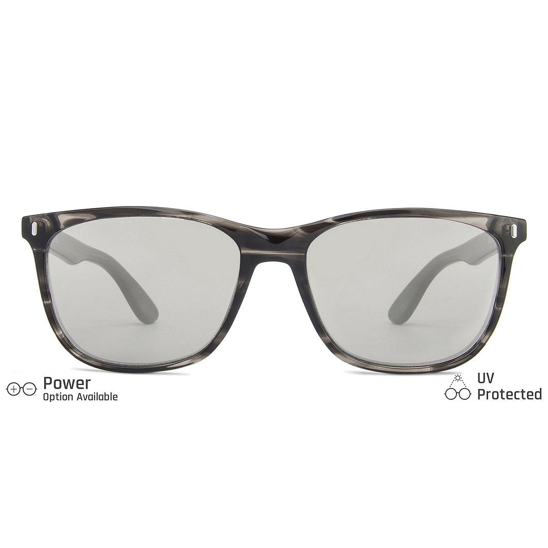 John Jacobs Grey Full Rim Square right side