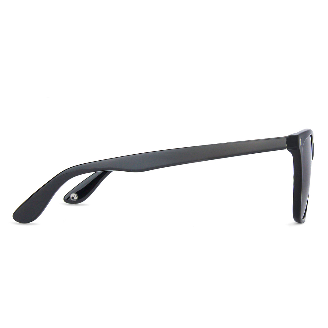 John Jacobs Black Full Rim Square left side