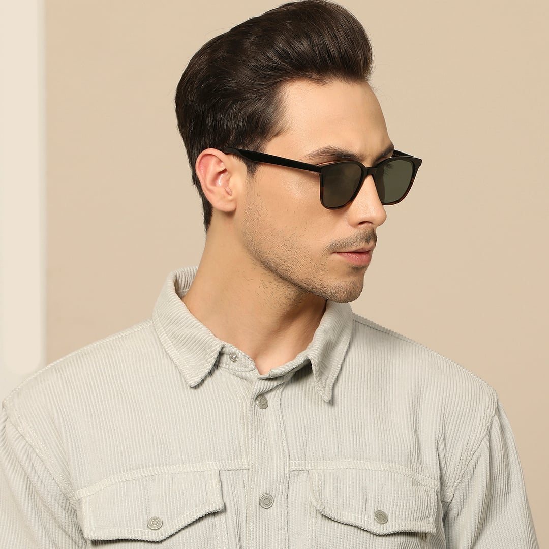 John Jacobs Online Dark Brown Full Rim Square left side