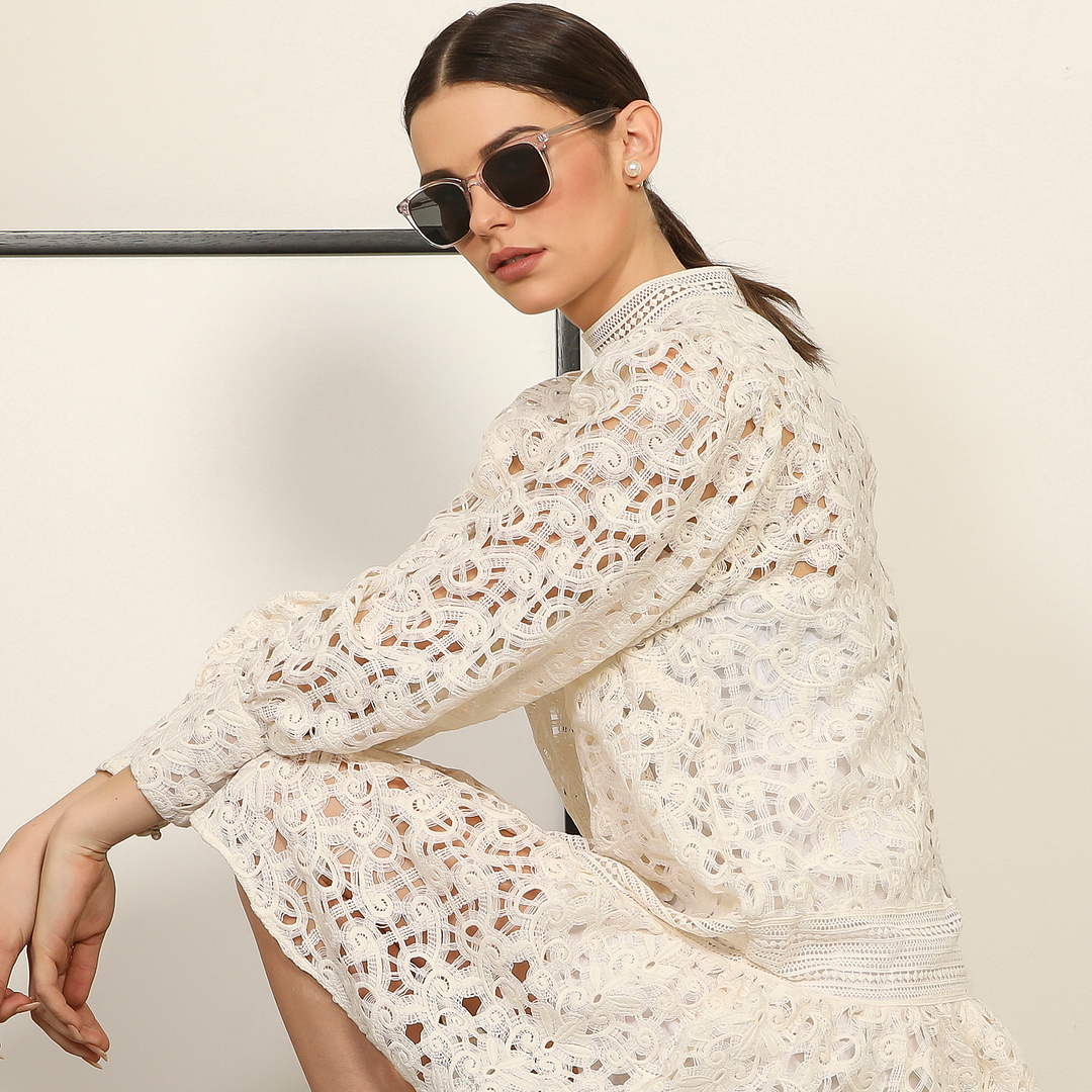 John Jacobs Pink Full Rim Square right side