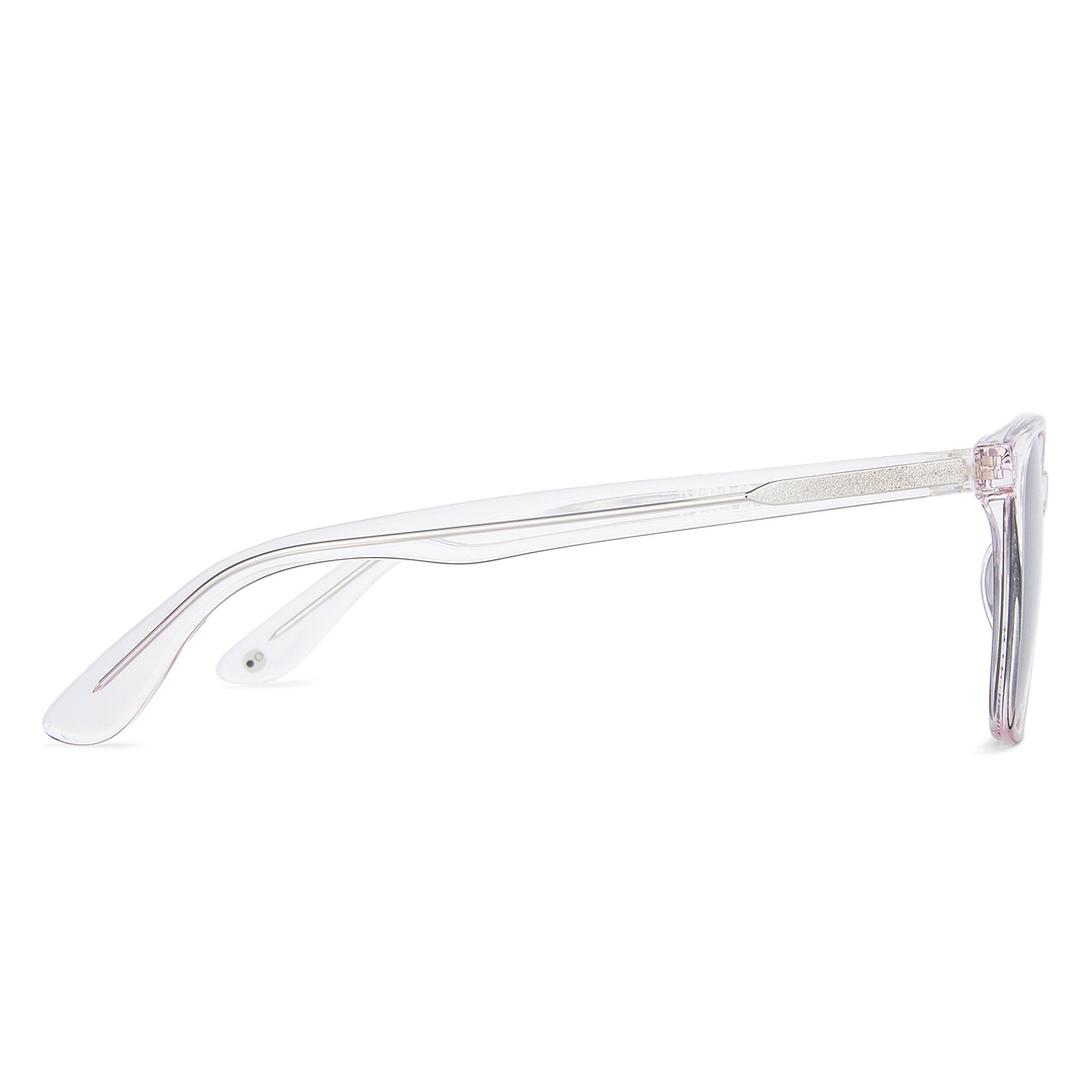 John Jacobs Pink Full Rim Square left side