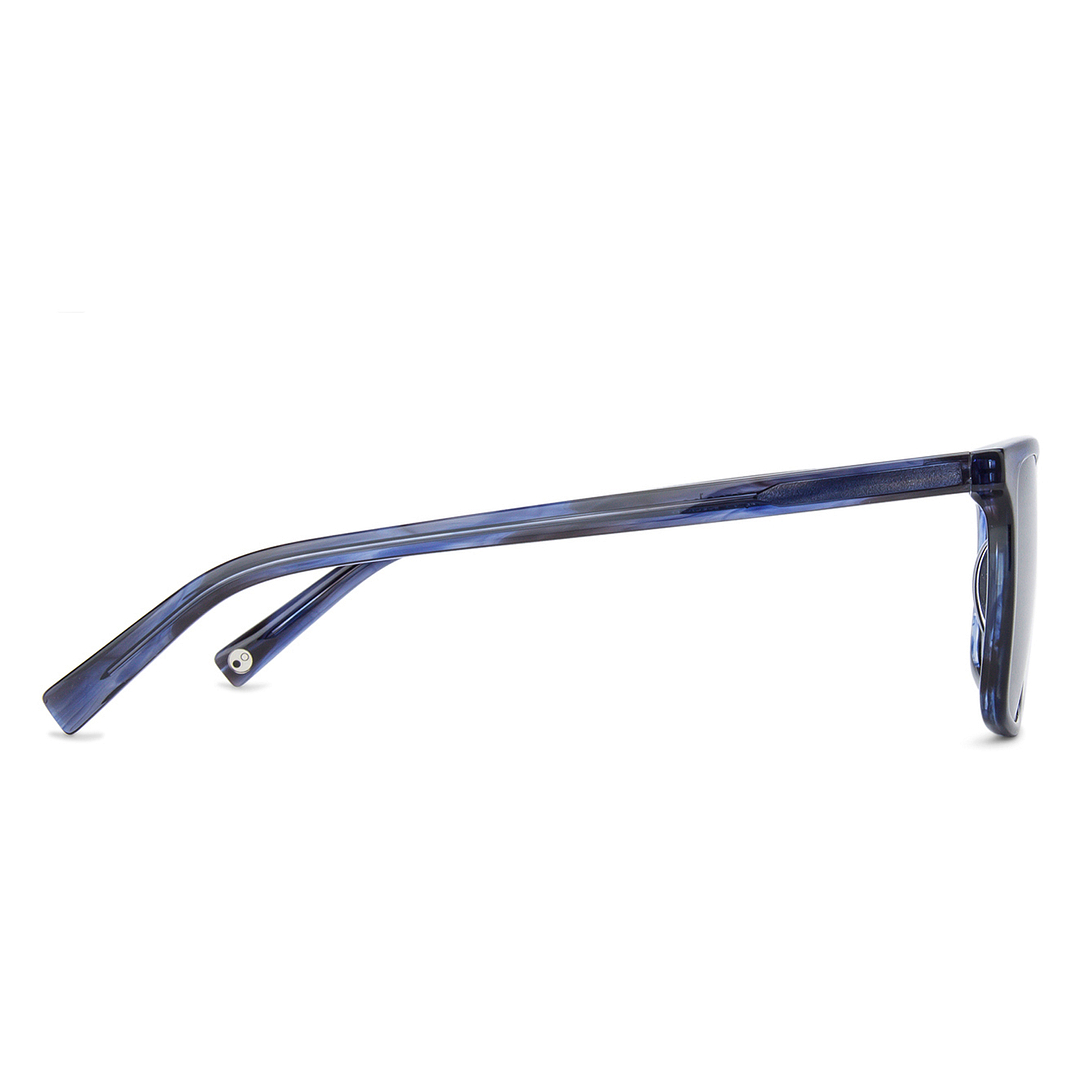 John Jacobs Blue Full Rim Rectangle left side