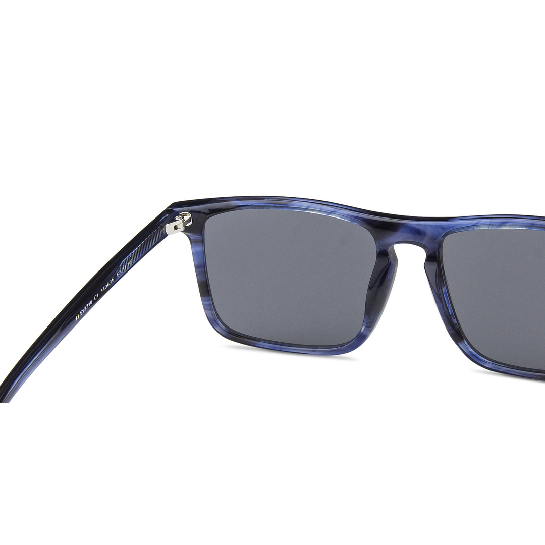 John Jacobs Blue Full Rim Rectangle right side