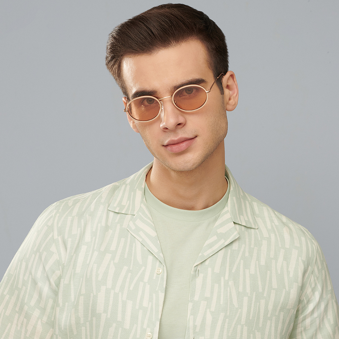 John Jacobs Gold Full Rim Round right side