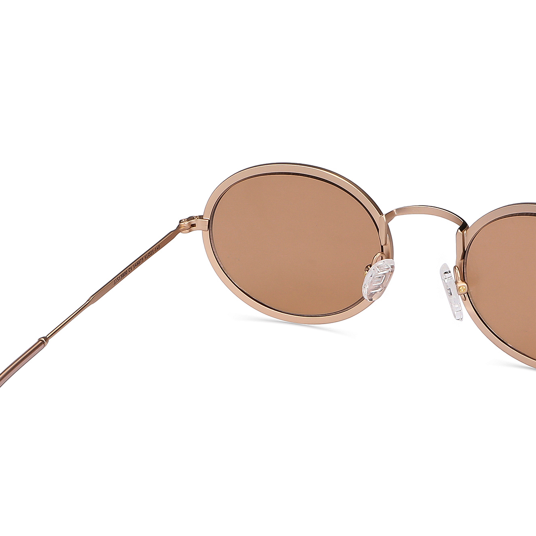 John Jacobs Gold Full Rim Round right side