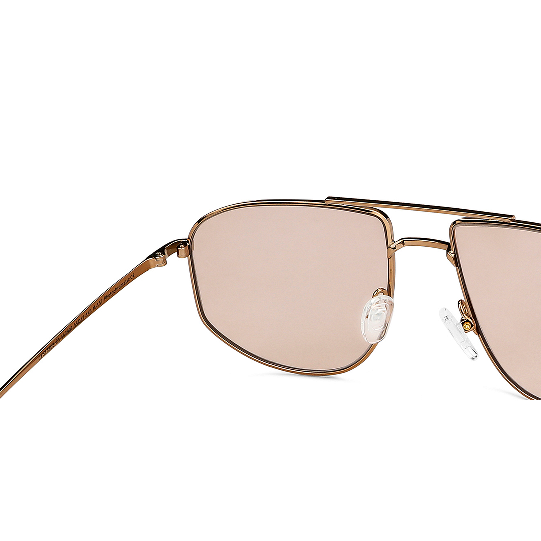 John Jacobs Online Dark Brown Full Rim Aviator right side