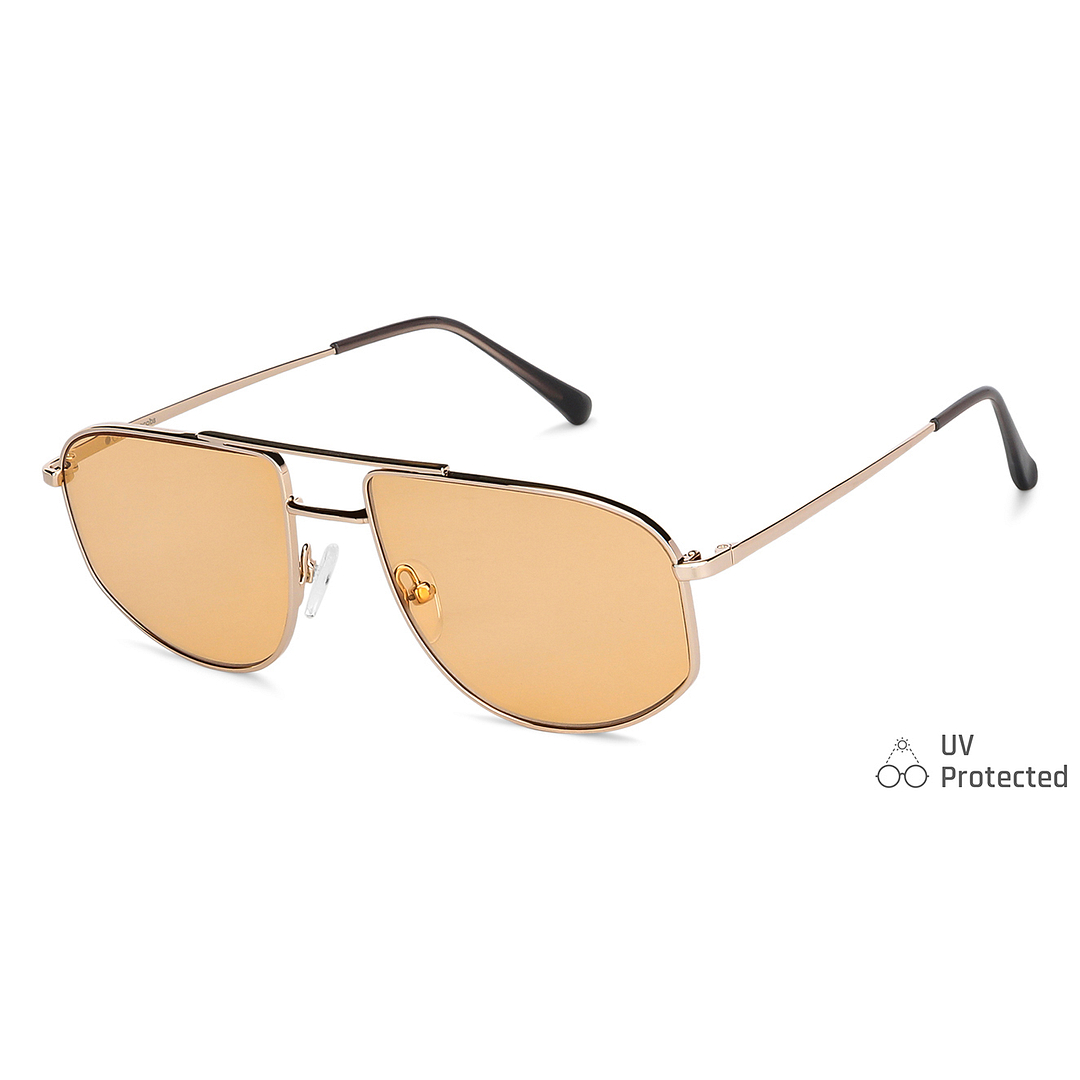 John Jacobs Online Gold Full Rim Aviator right side