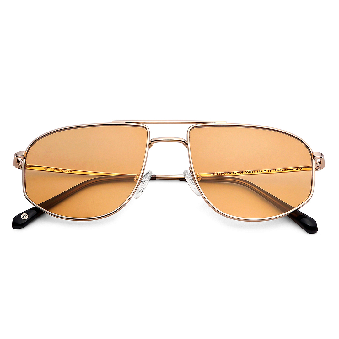 Buy Gold Brown Full Rim Aviator John Jacobs JJ Tints JJ S13803-C4