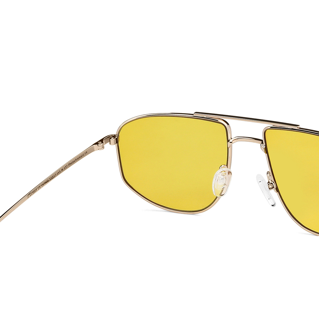 John Jacobs Online Gold Full Rim Aviator right side
