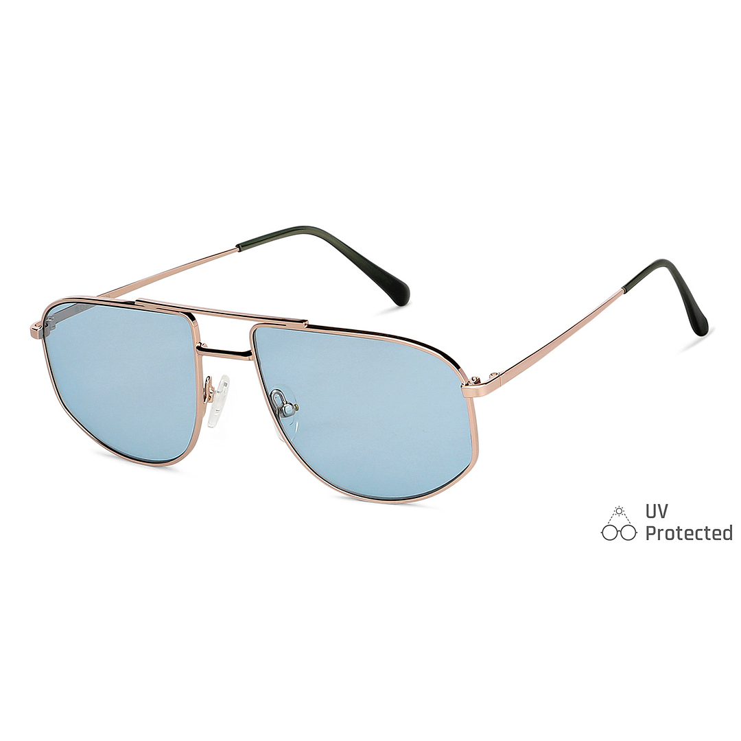 John Jacobs Online Gold Full Rim Aviator right side