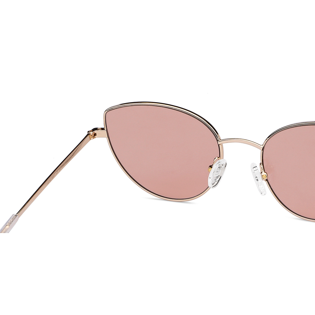 John Jacobs Online Gold Full Rim Cat Eye right side