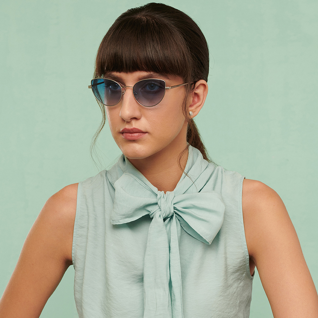 John Jacobs Online Silver Full Rim Cat Eye right side