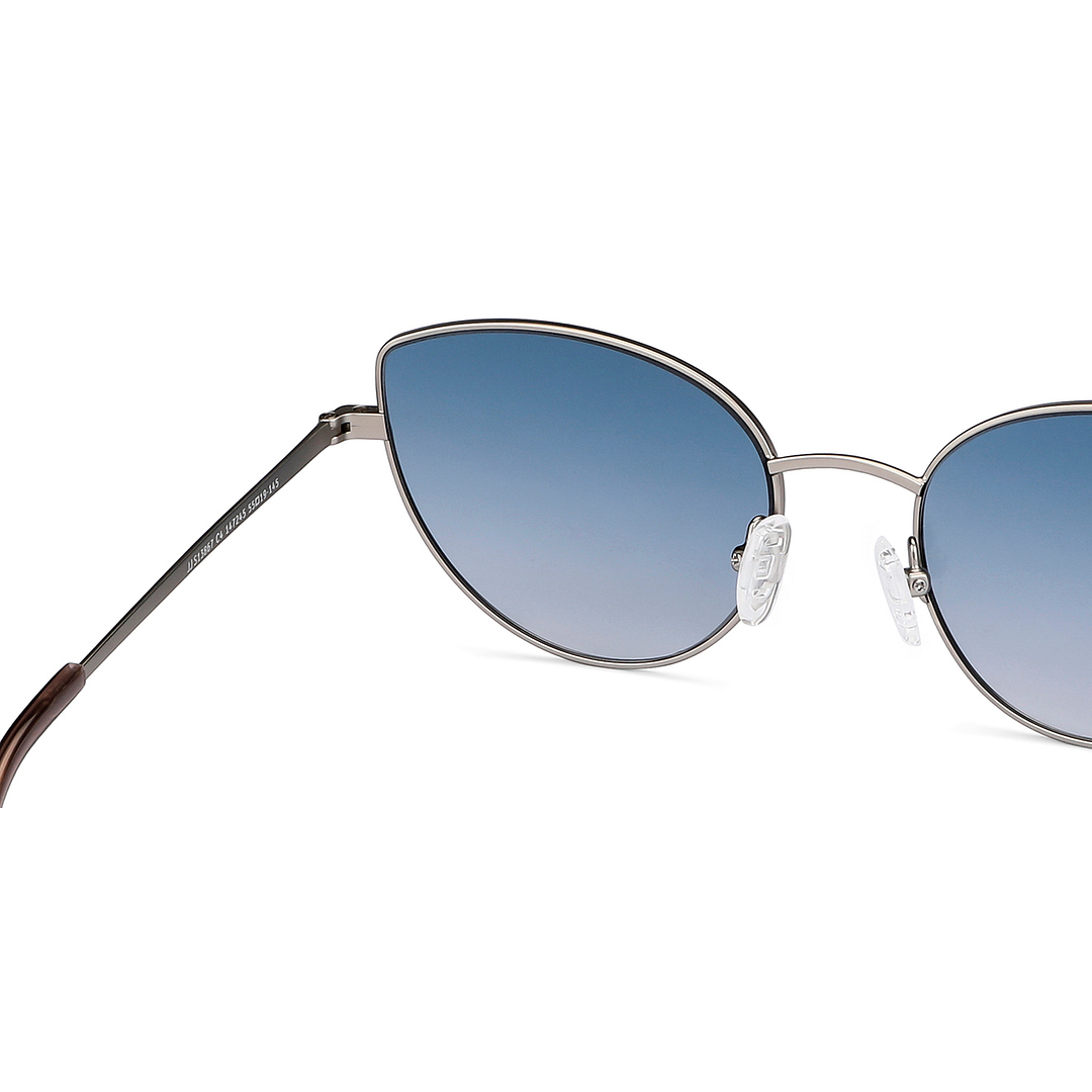 John Jacobs Online Silver Full Rim Cat Eye right side