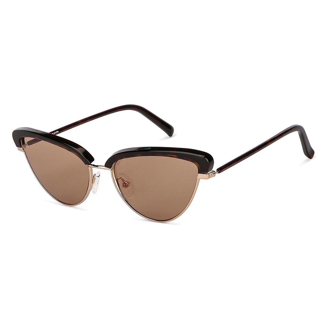 Buy Brown Gold Full Rim Cat Eye John Jacobs JJ Tints JJ S13869 -C3