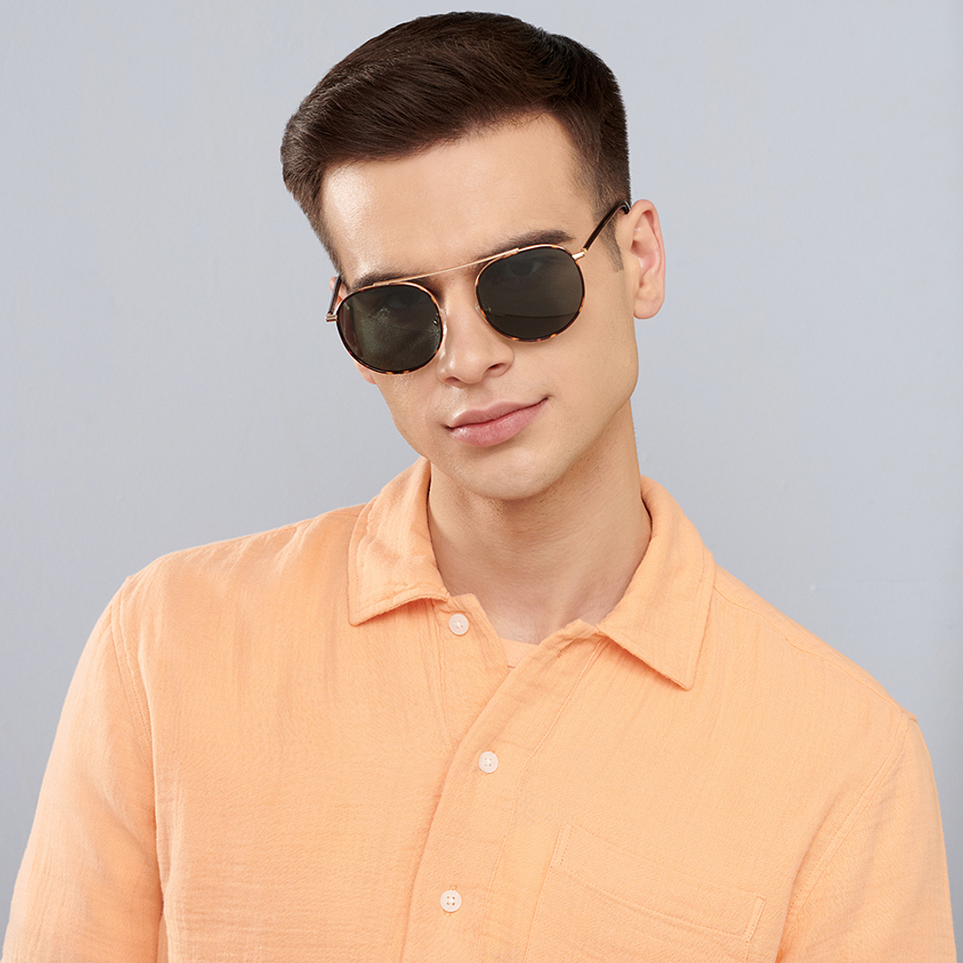 John Jacobs Gold Full Rim Round right side