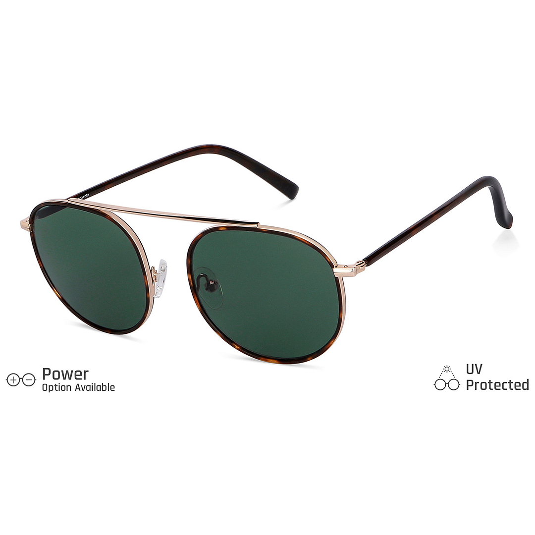 John Jacobs Gold Full Rim Round left side