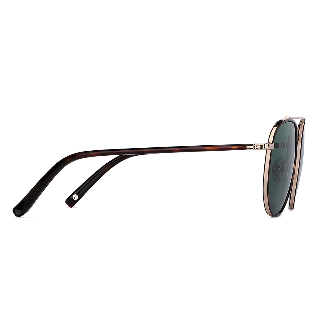 John Jacobs Gold Full Rim Round left side