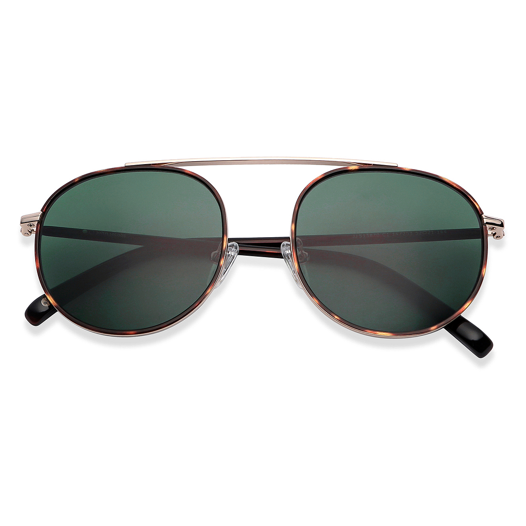 John Jacobs Gold Full Rim Round left side