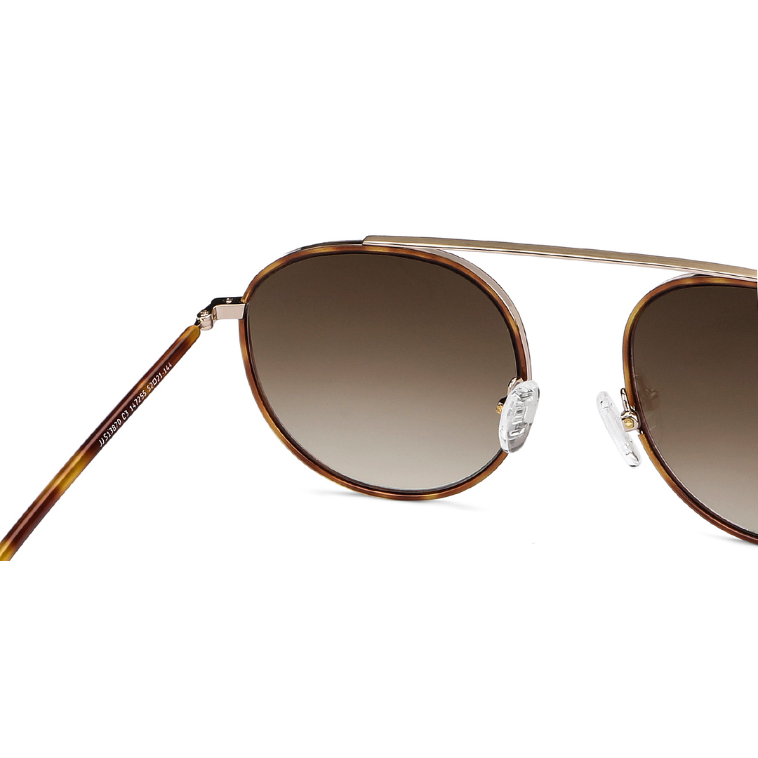 John Jacobs Gold Full Rim Round right side