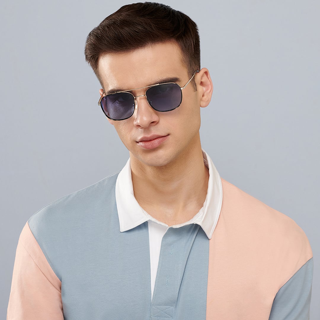 John Jacobs Silver Full Rim Aviator right side