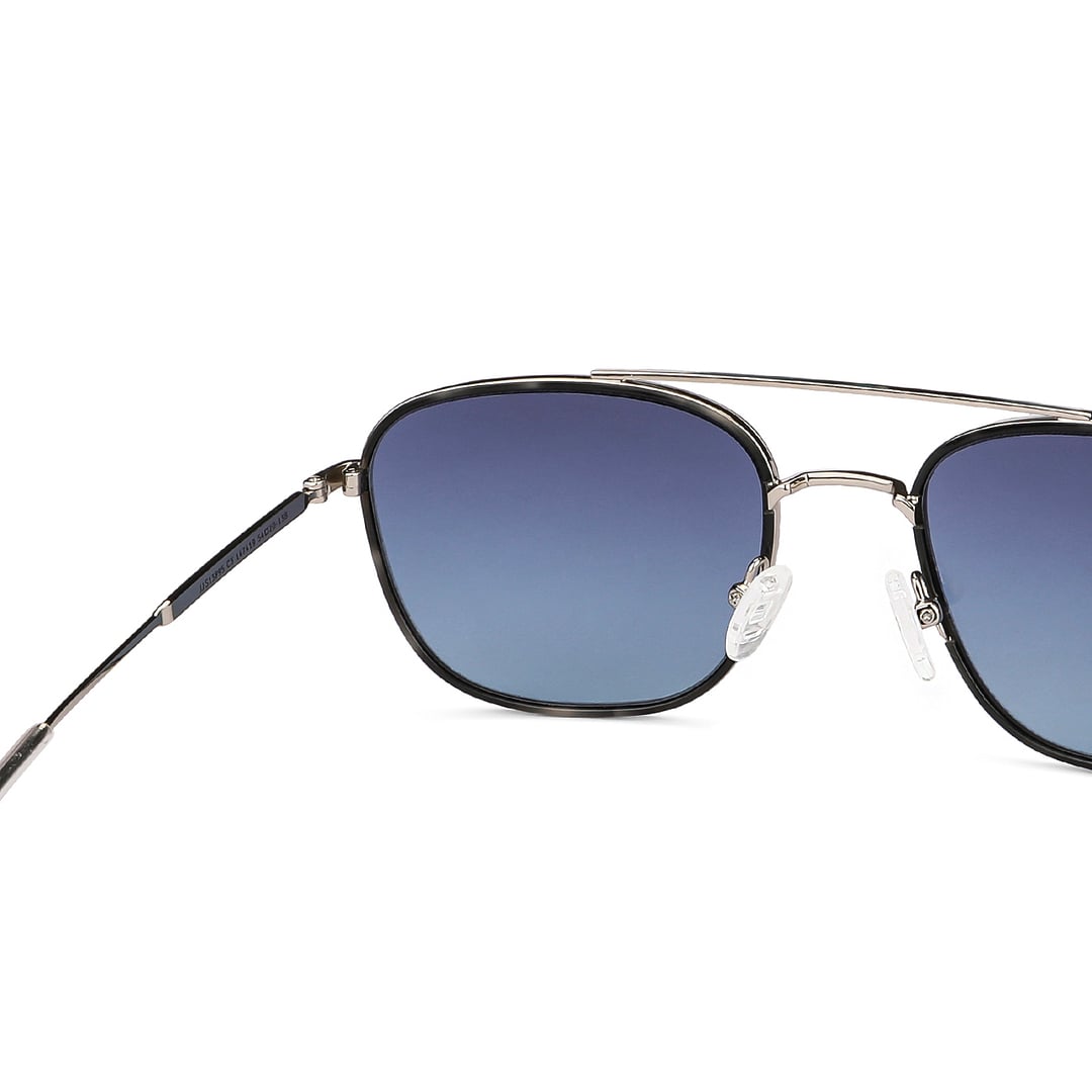 John Jacobs Silver Full Rim Aviator right side