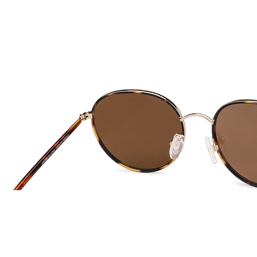 John Jacobs Online Gold Full Rim Round right side