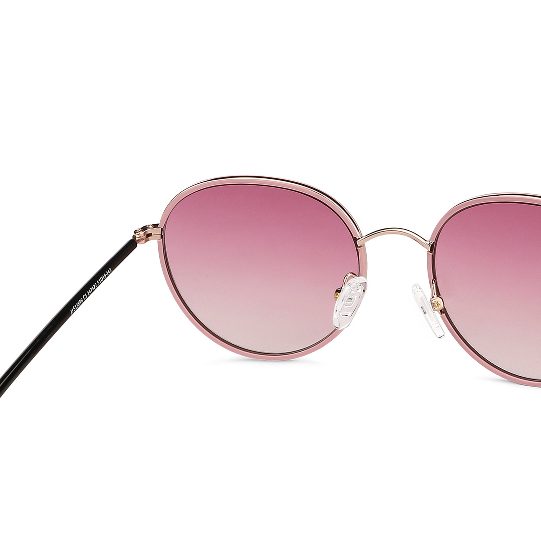 John Jacobs Online Gold Full Rim Round right side