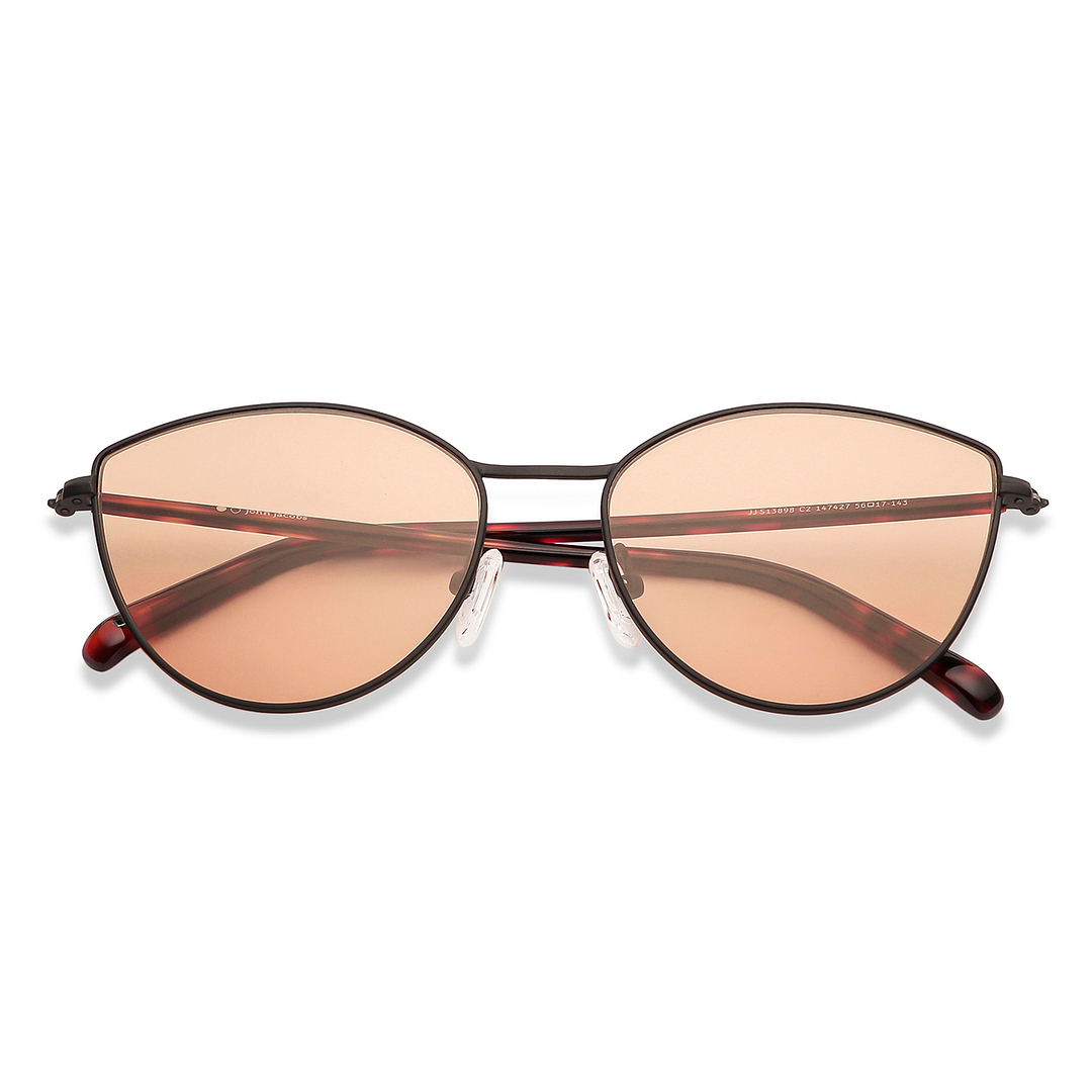 John Jacobs Online Black Full Rim Cat Eye left side