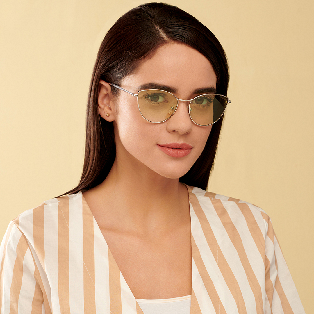 John Jacobs Online Silver Full Rim Cat Eye right side