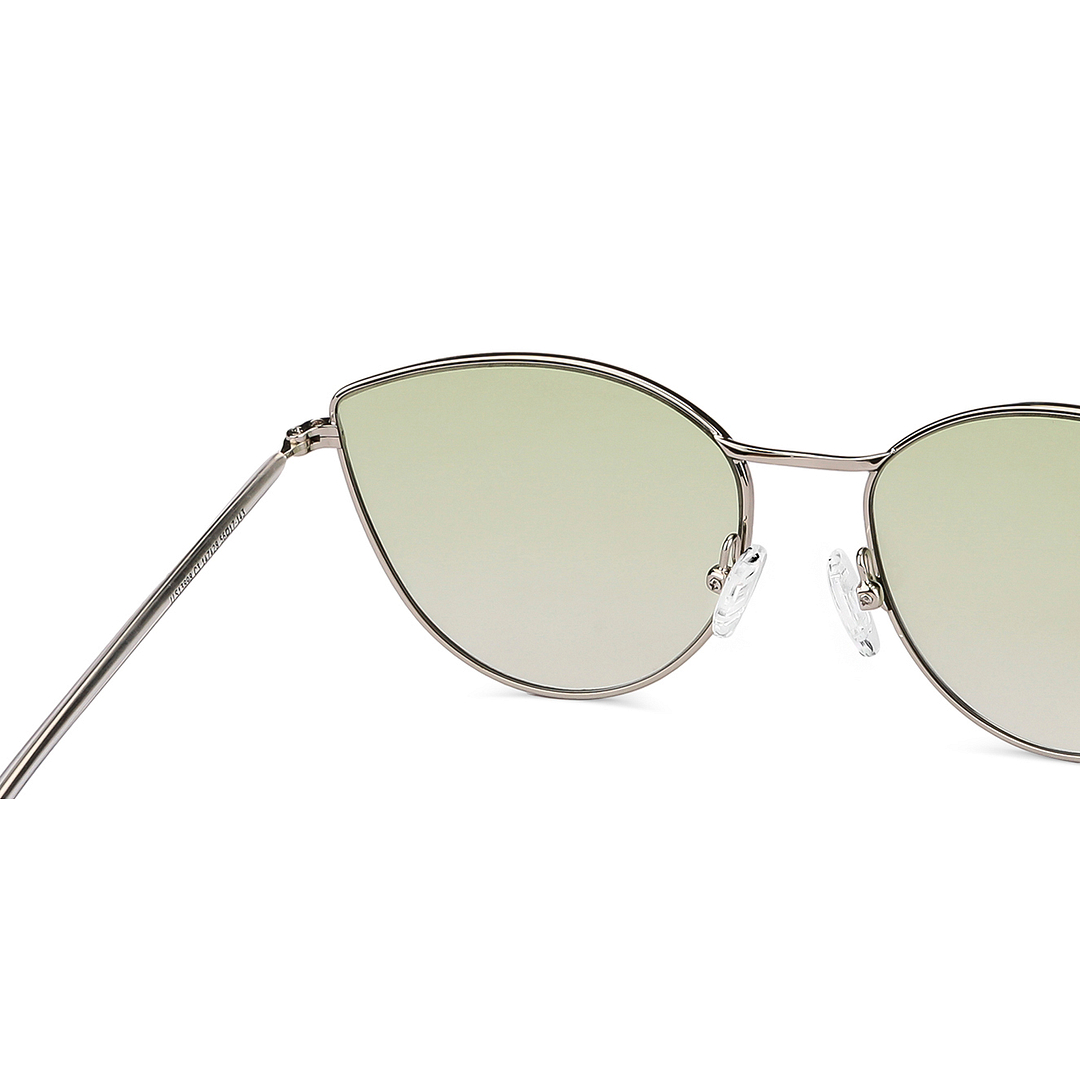 John Jacobs Online Silver Full Rim Cat Eye right side