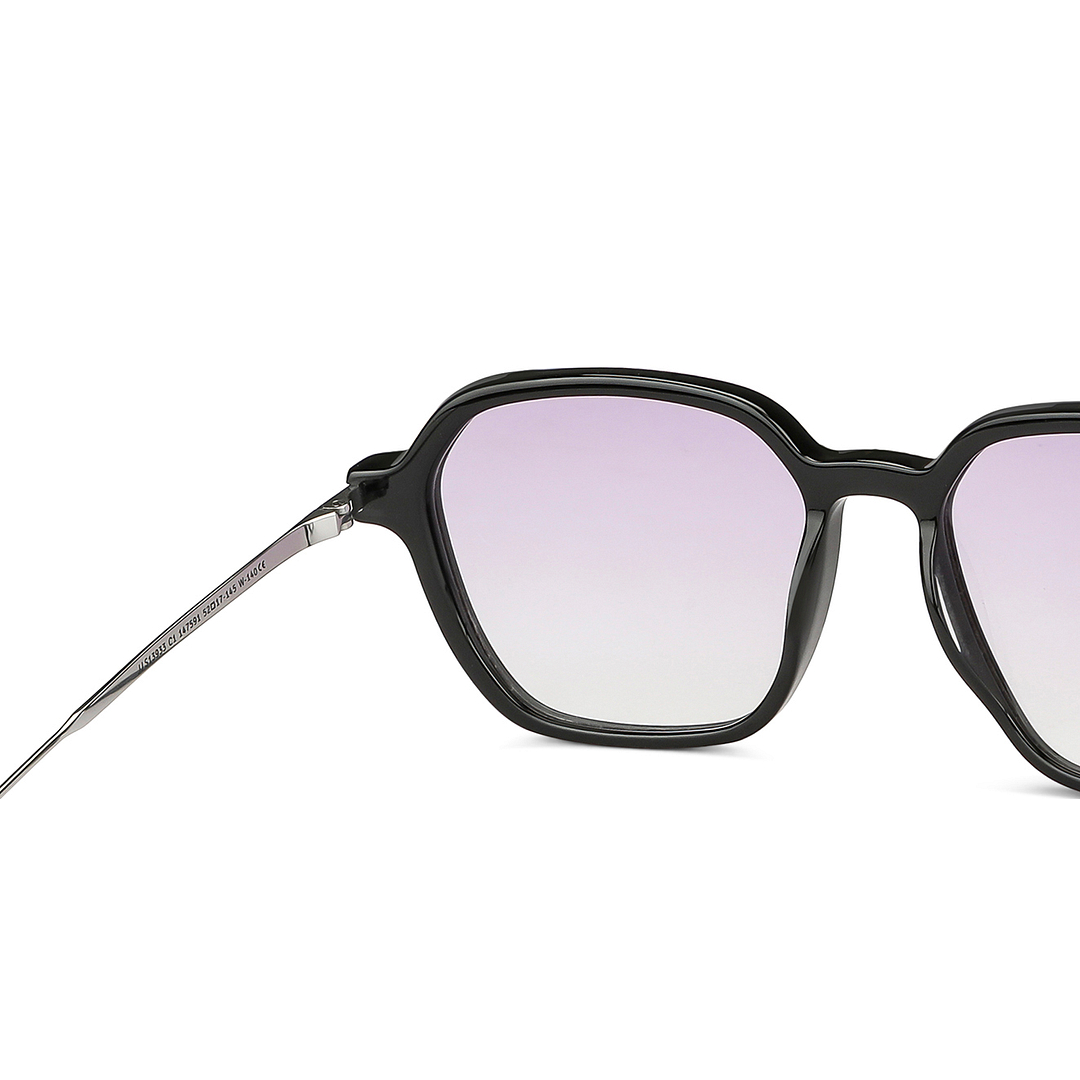 John Jacobs Online Black Full Rim Square right side