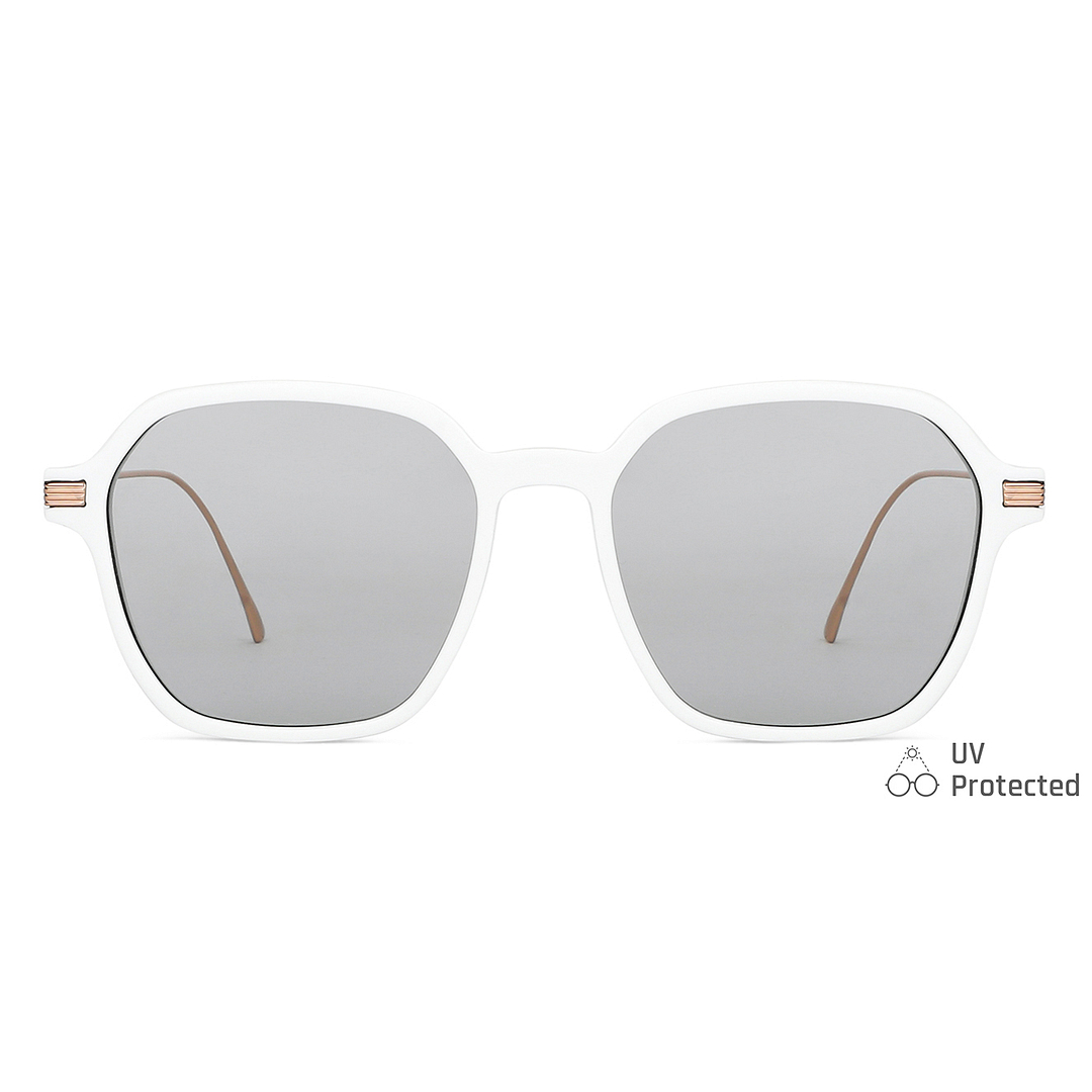 John Jacobs Online White Full Rim Square left side