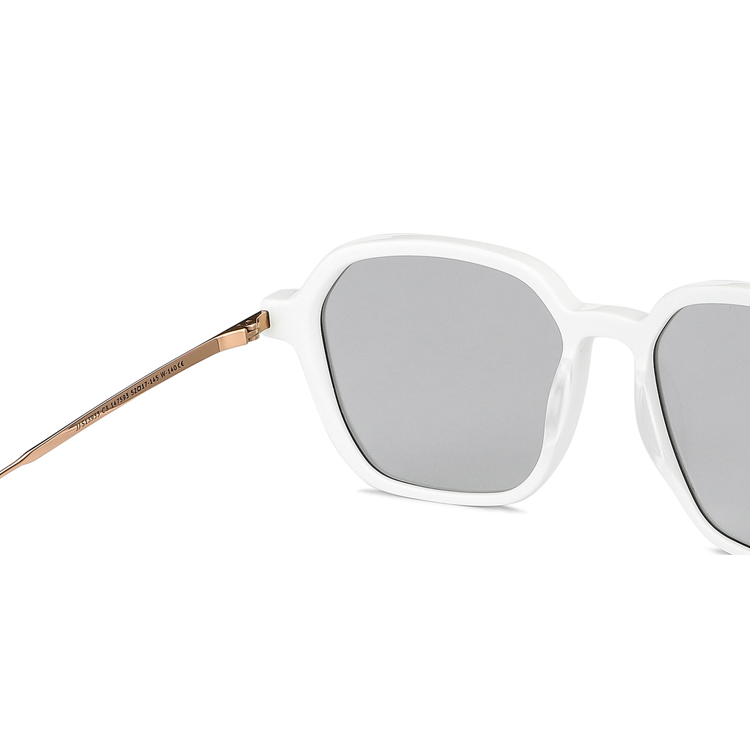 John Jacobs Online White Full Rim Square right side