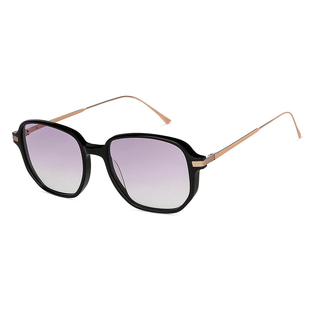 John Jacobs Black Full Rim Square right side