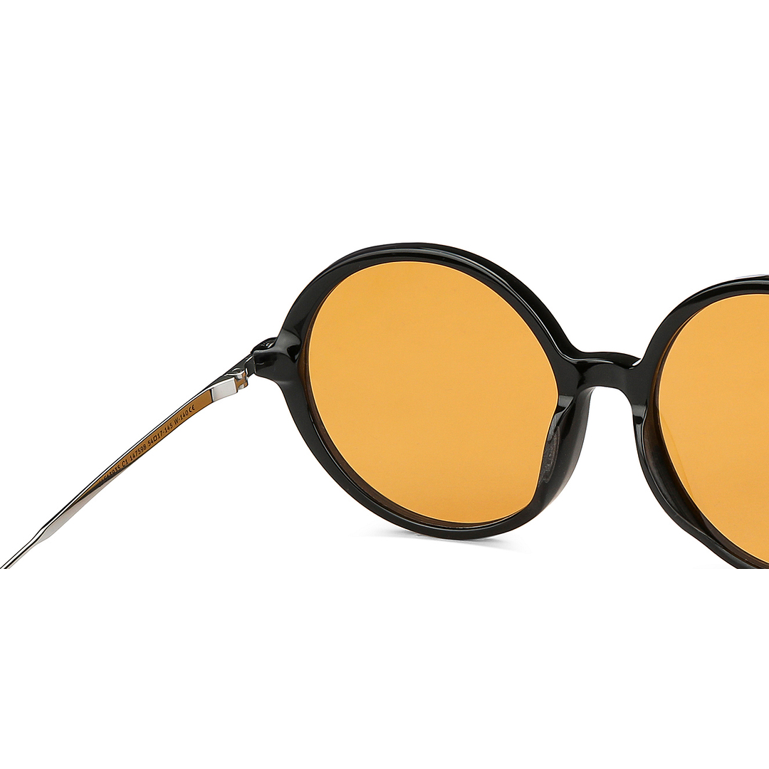 John Jacobs Online Black Full Rim Round right side