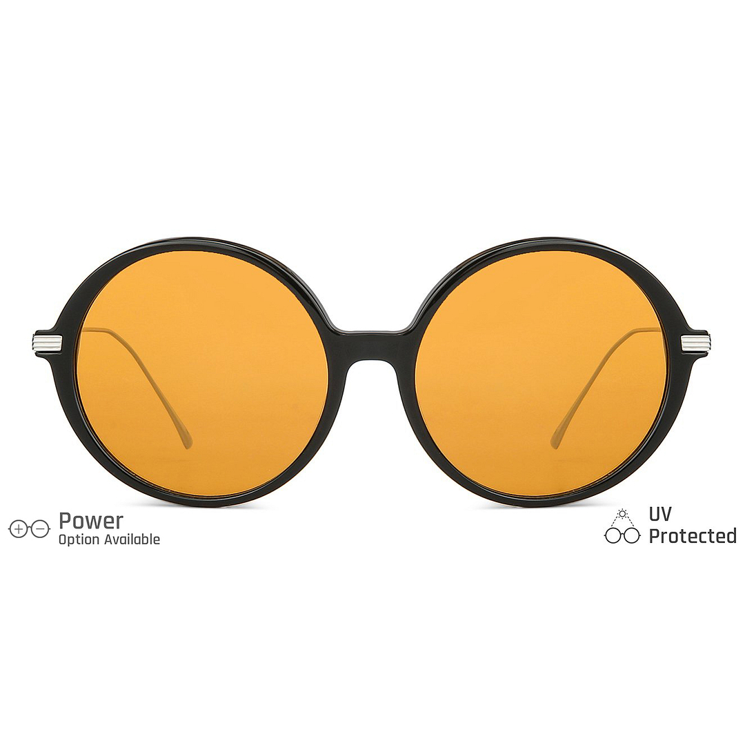 John Jacobs Online Black Full Rim Round right side