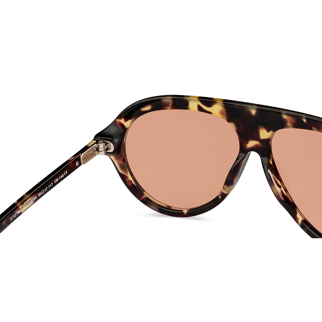 John Jacobs Online Tortoise Full Rim Aviator right side