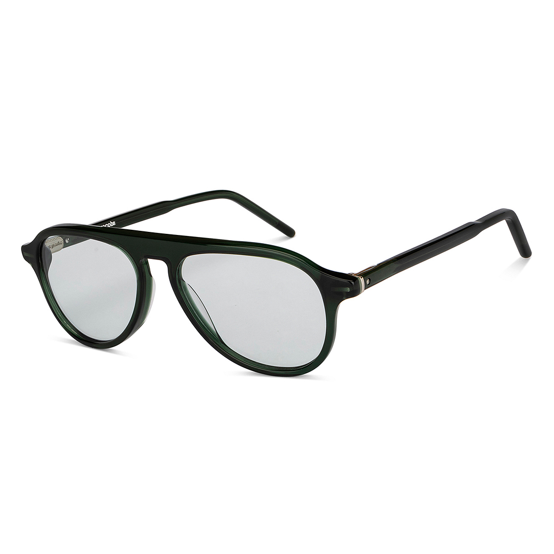 John Jacobs Online Green Full Rim Square right side