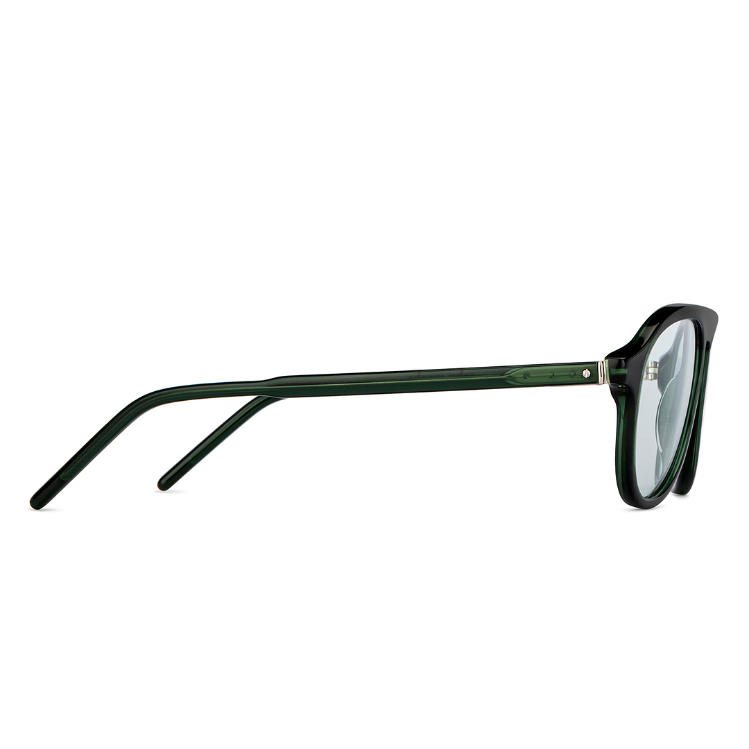John Jacobs Online Green Full Rim Square left side
