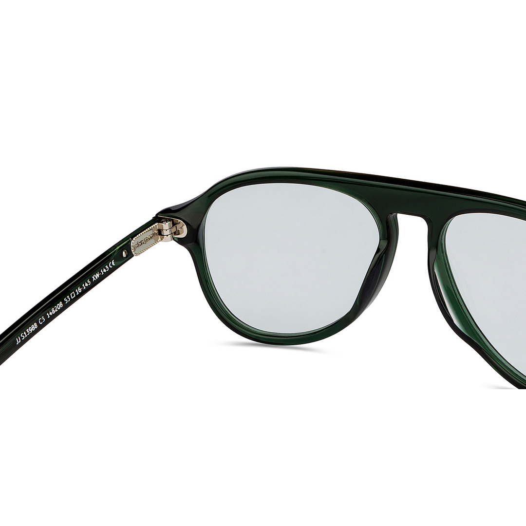 John Jacobs Online Green Full Rim Square right side