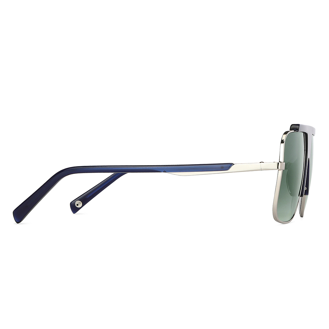 John Jacobs Online Silver Full Rim Square left side