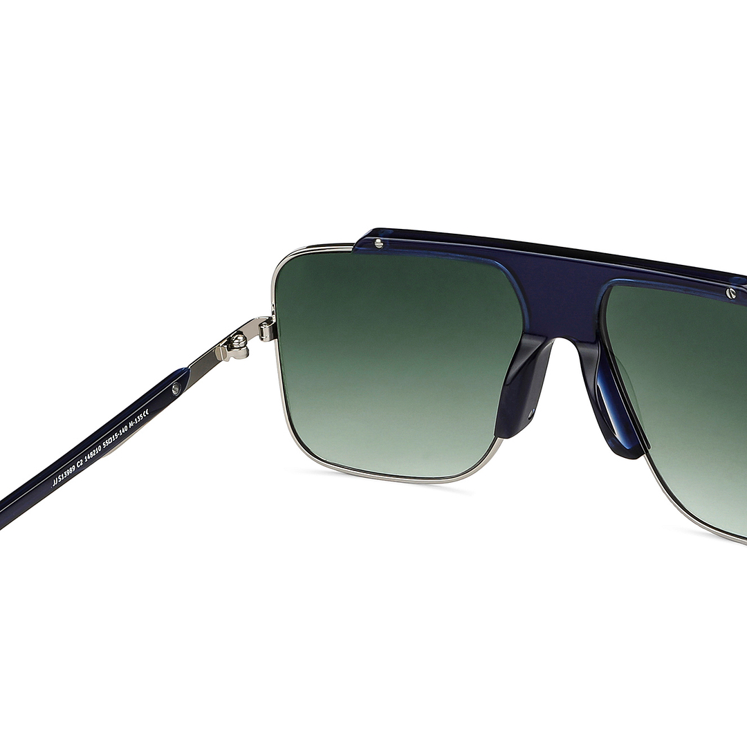 John Jacobs Online Silver Full Rim Square right side