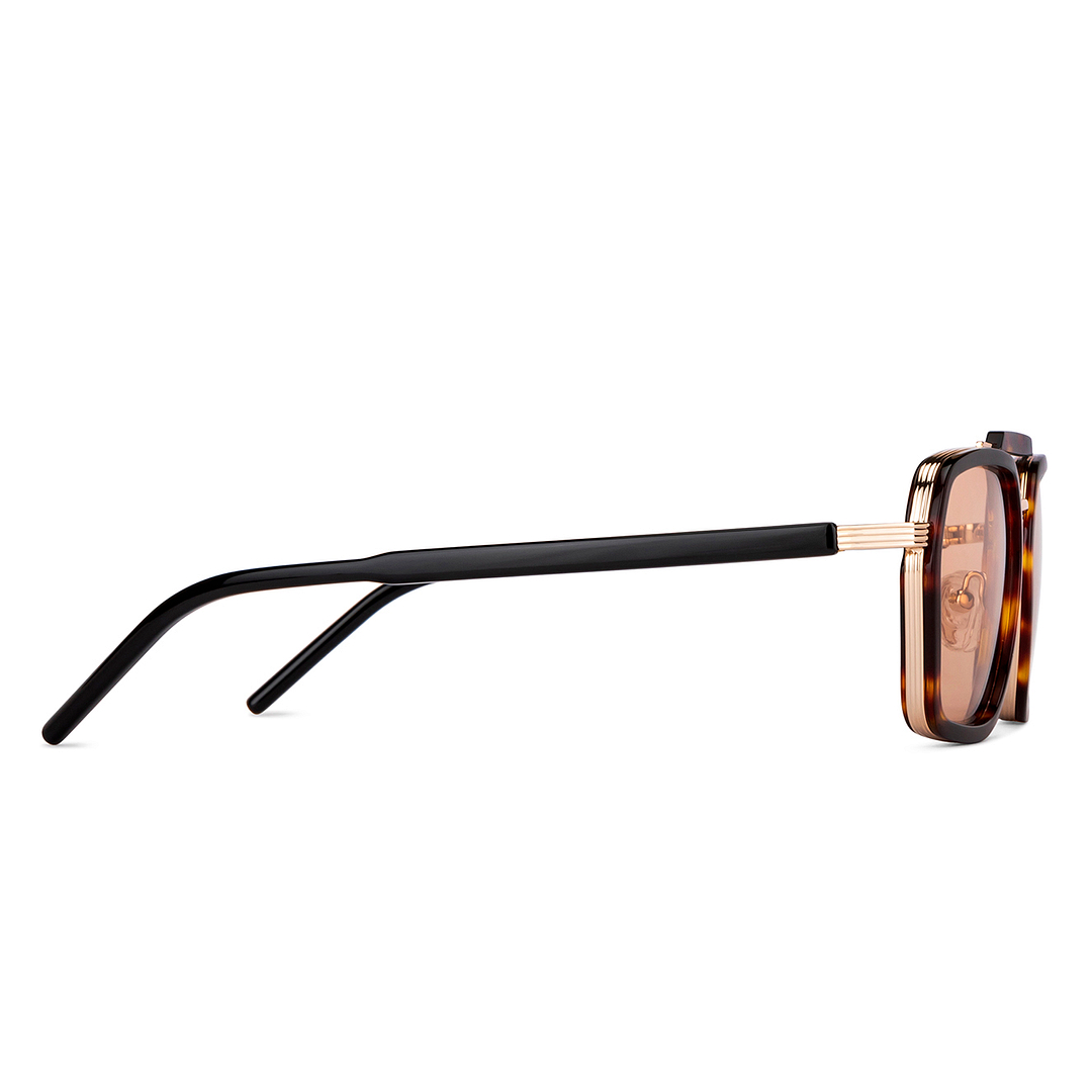 John Jacobs Online Gold Full Rim Rectangle left side