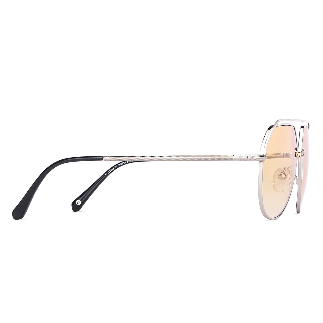 John Jacobs Online Silver Full Rim Aviator left side