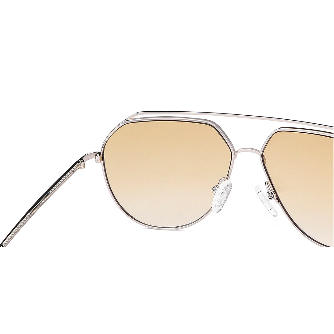 John Jacobs Online Silver Full Rim Aviator right side
