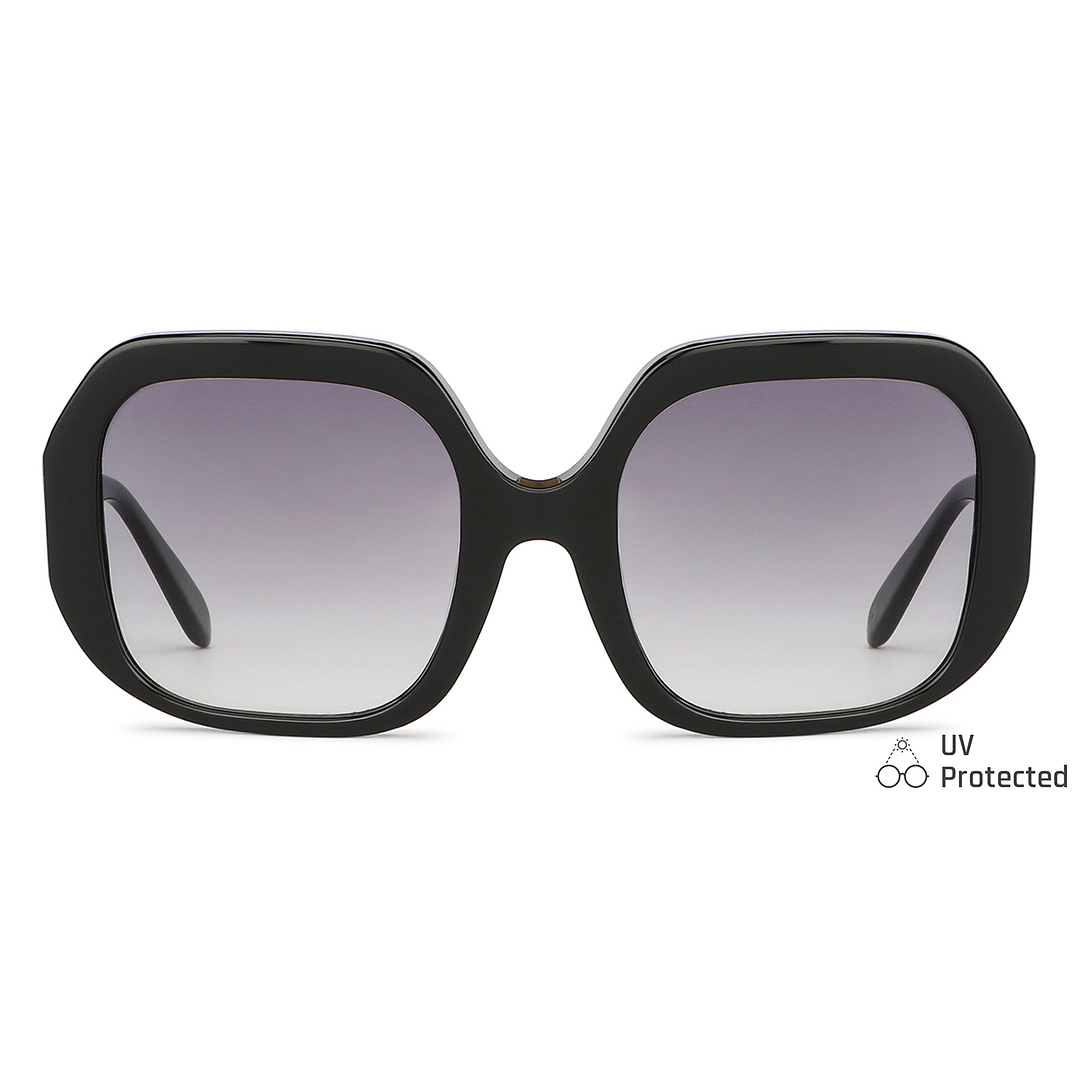 John Jacobs Online Black Full Rim Square left side